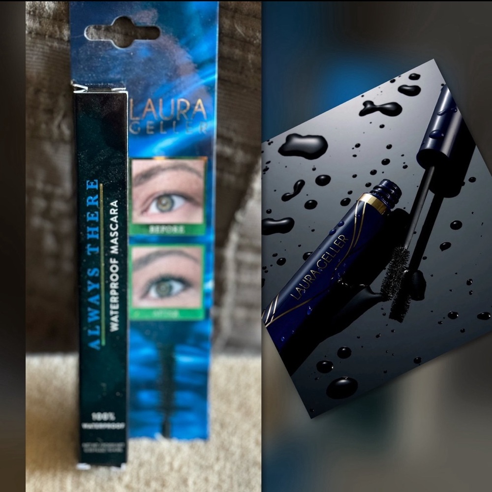 Laura Geller WATERPROOF ALWAYS THERE Mascara BLACK FULL SIZE